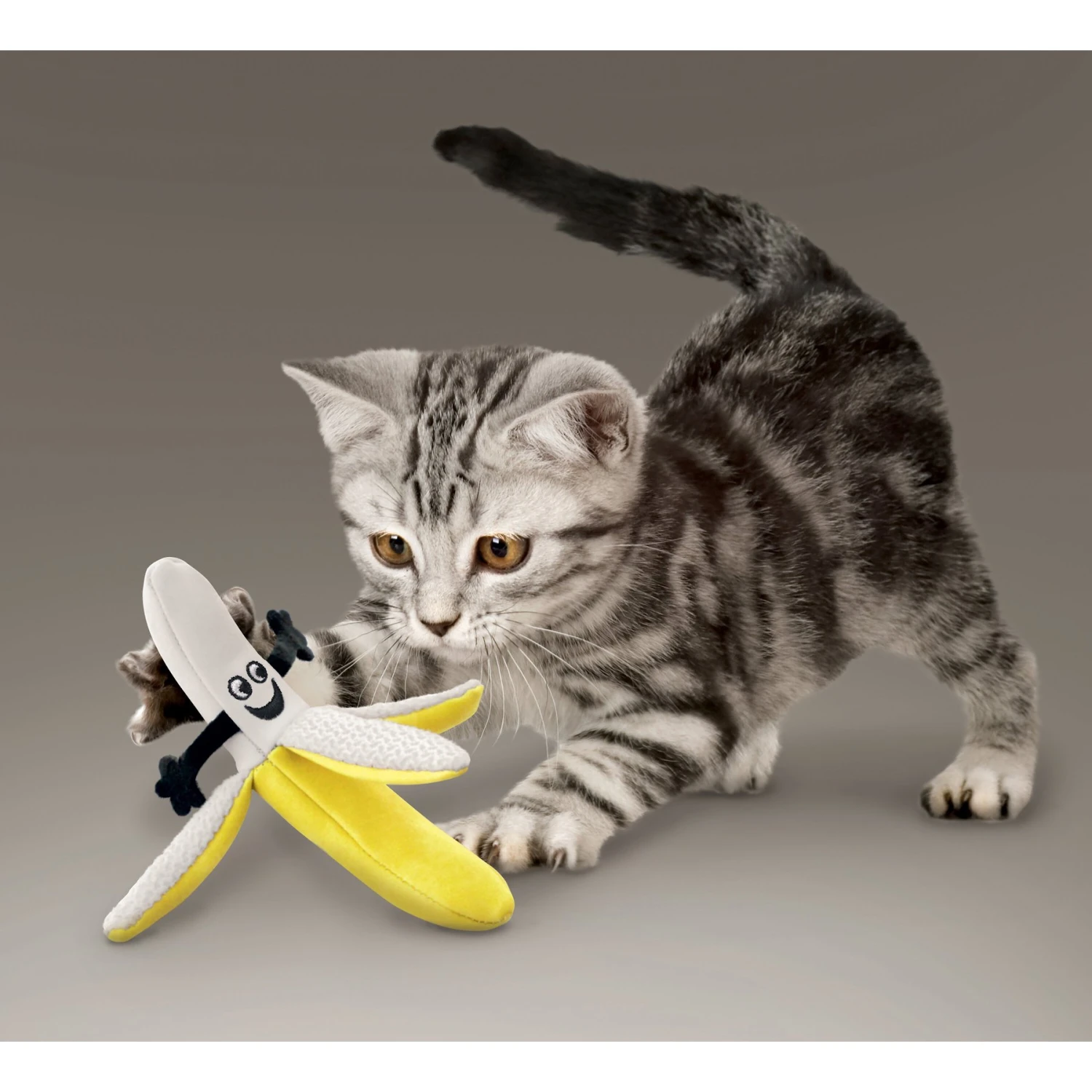 KONG Better Buzz Banana Cat Toy - Image 3