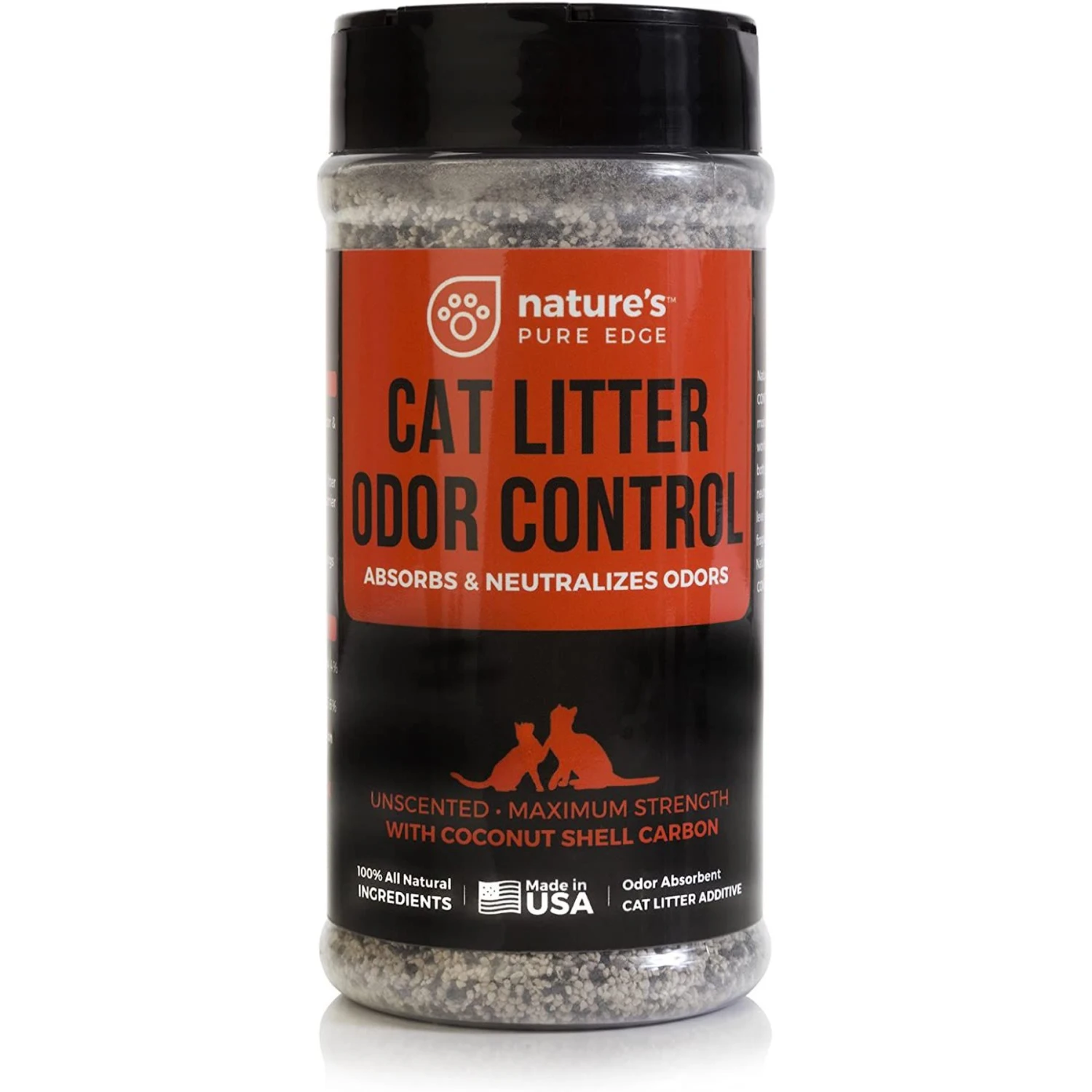 Nature's Pure Edge Cat Litter Odor Control Deodorizer, 1-lb Bottle