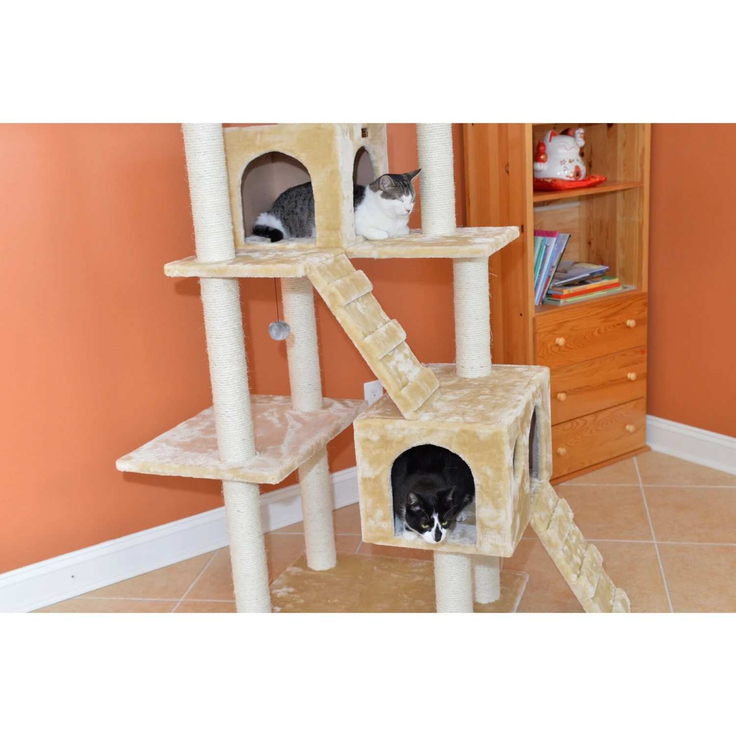 Armarkat 74-in Multi-Level Cat Tree - Image 9