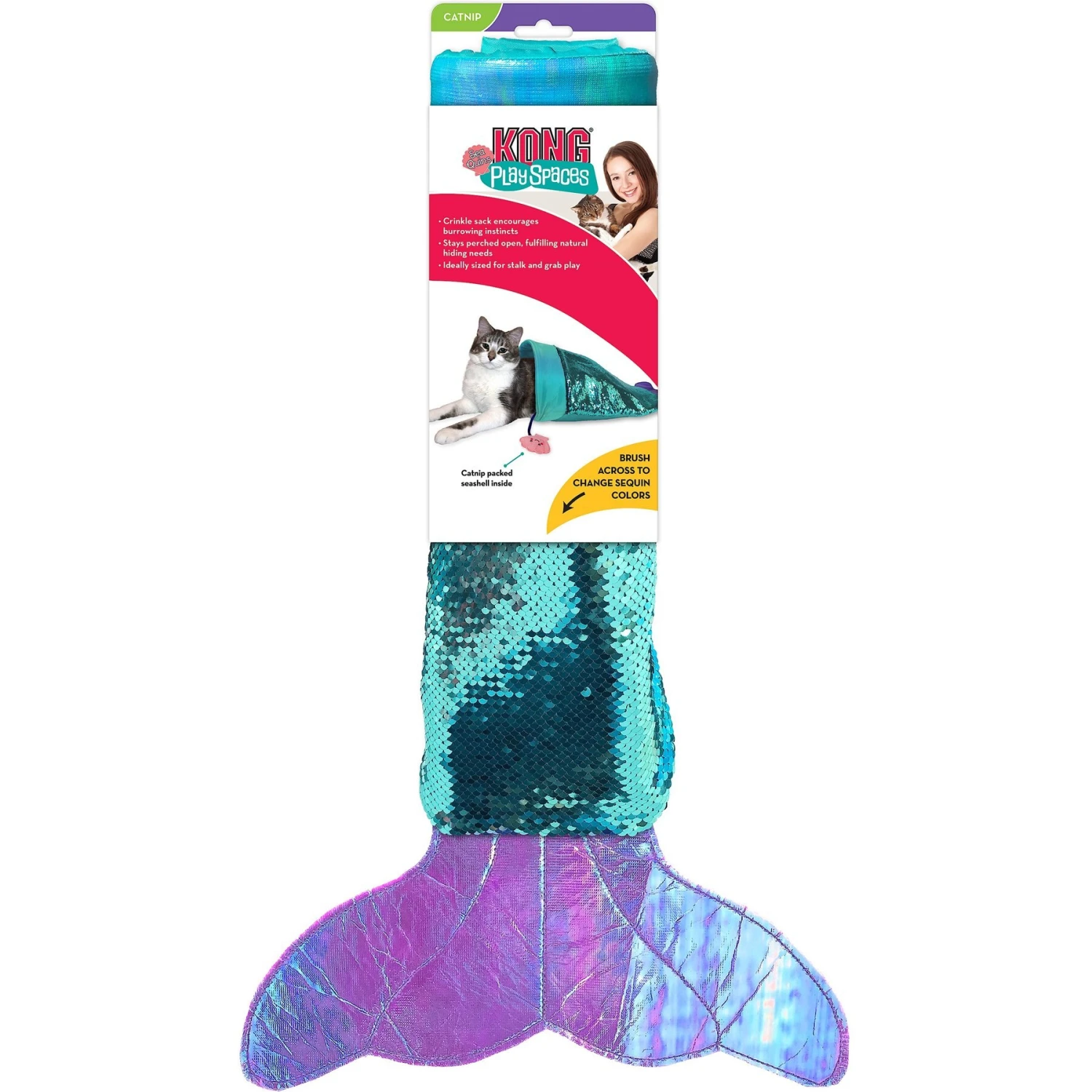 KONG Play Spaces SeaQuins Cat Toy - Image 4