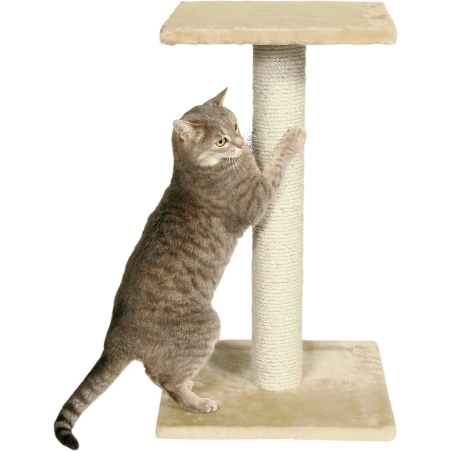 TRIXIE Espejo 27.2-in Fleece Cat Scratching Post - Image 2