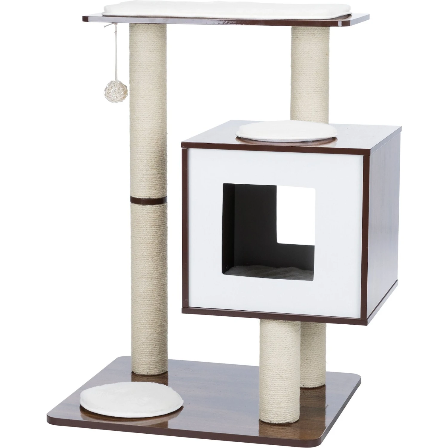 TRIXIE Inola 31-in Modern Wooden Tower Cat Scratching Post - Image 3