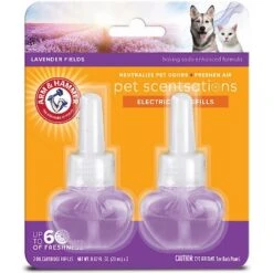 ARM & HAMMER PRODUCTS Pet Scentsations Lavender Fields Electric Oil Diffuser Refills, 2 Count
