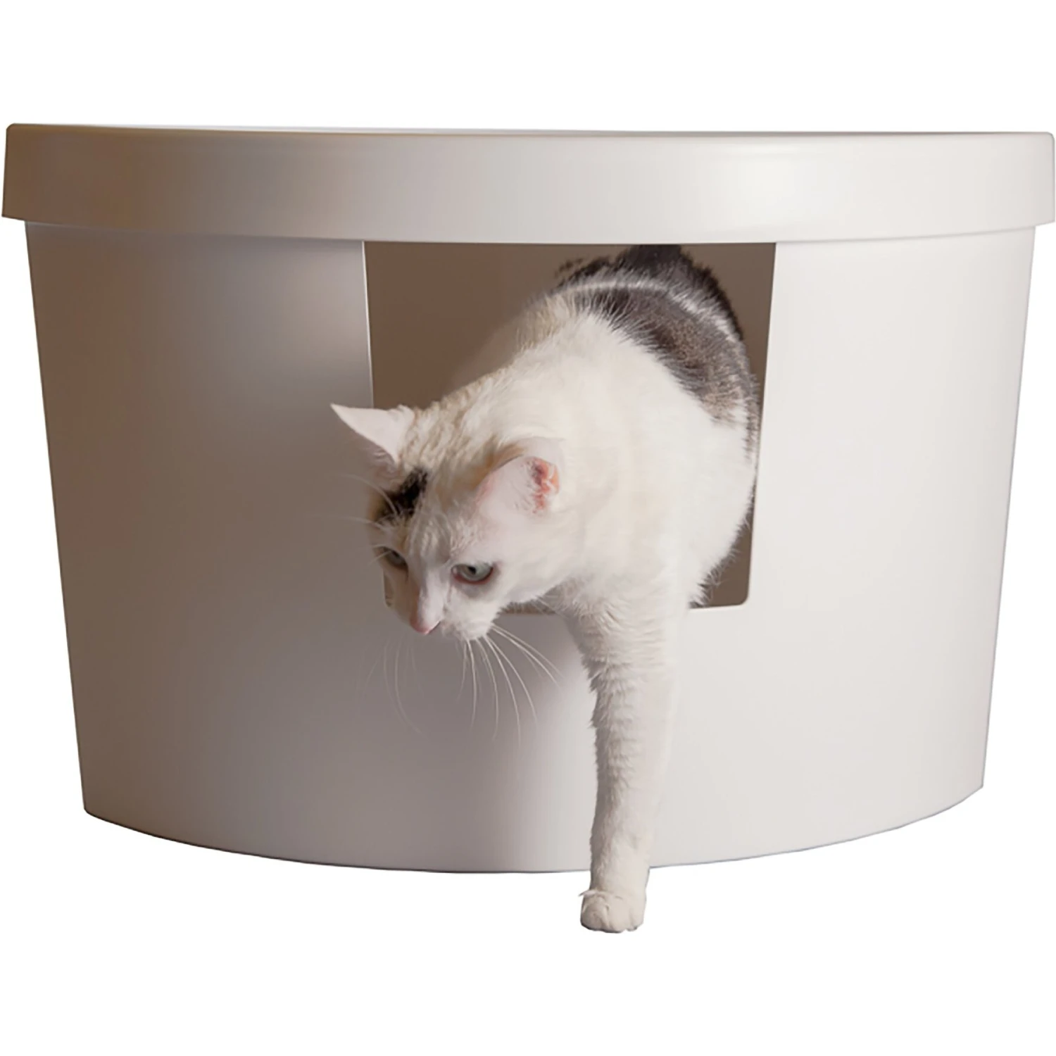 Kitangle Corner Kitty Cat Litter Box, Large - Image 7
