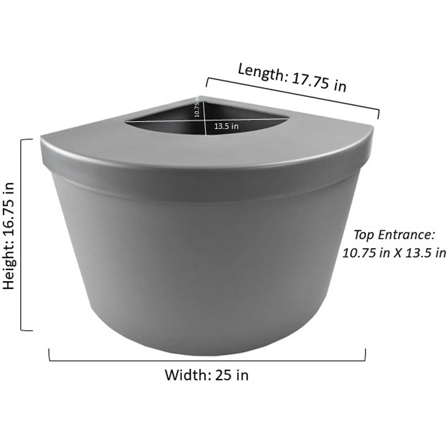 Kitangle Top Entry Cat Litter Box, Large - Image 2