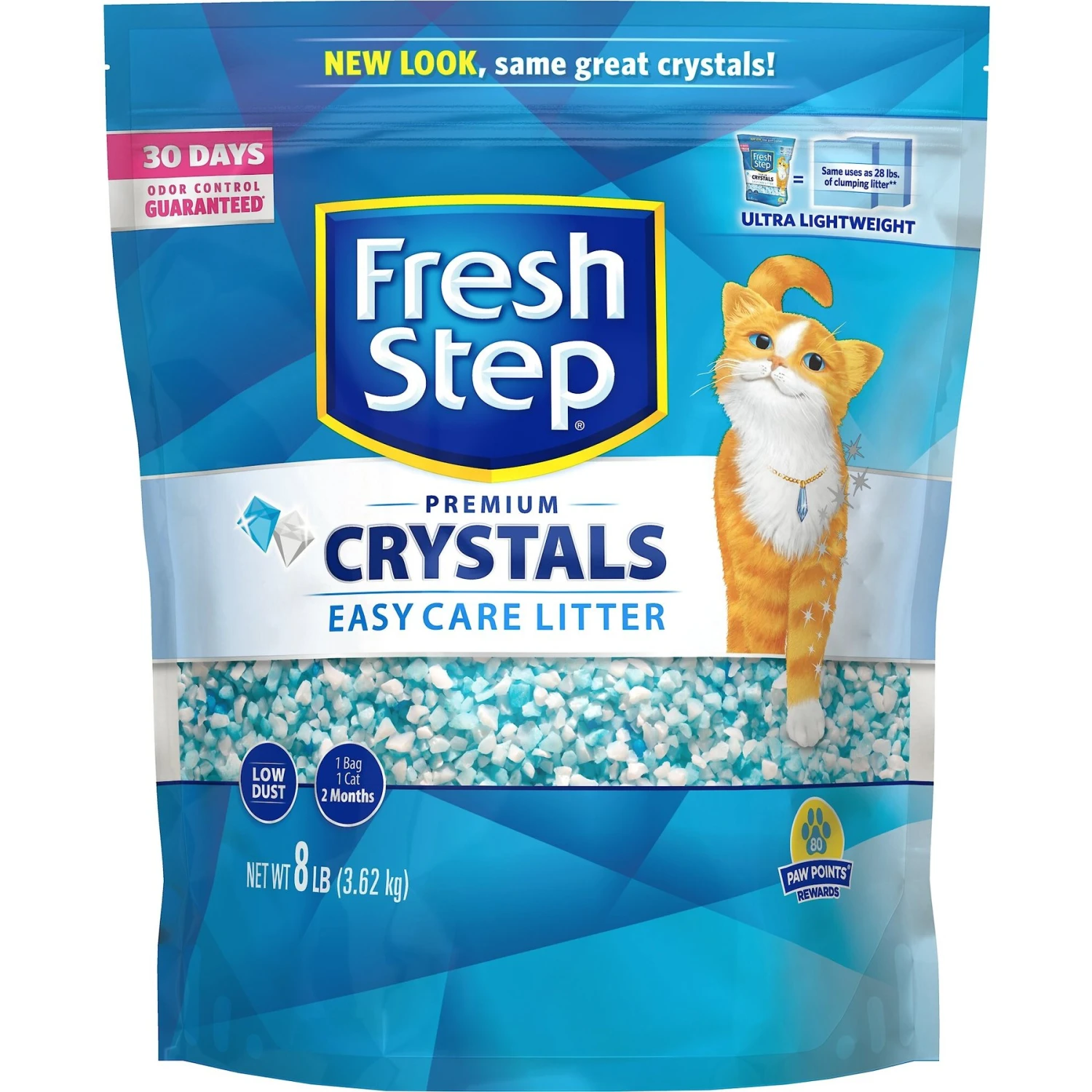 Fresh Step Products Fresh Scent Cat Litter Deodorizing Crystals & Fresh Step Fresh Scented Non-Clumping Crystal Cat Litter - Image 4
