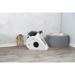 TRIXIE Topi 13-in Plush Carpet Cat Condo