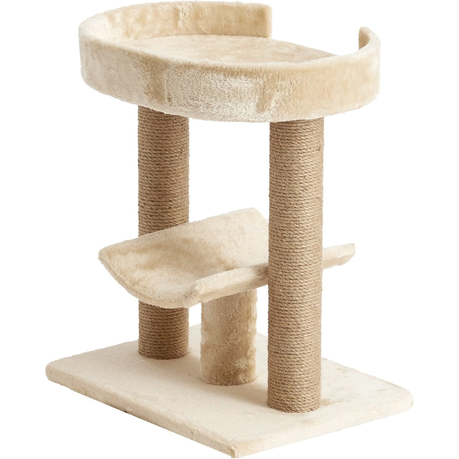Two By Two The Laurel 21.1-in Jute Cat Scratching Post, Beige - Image 4