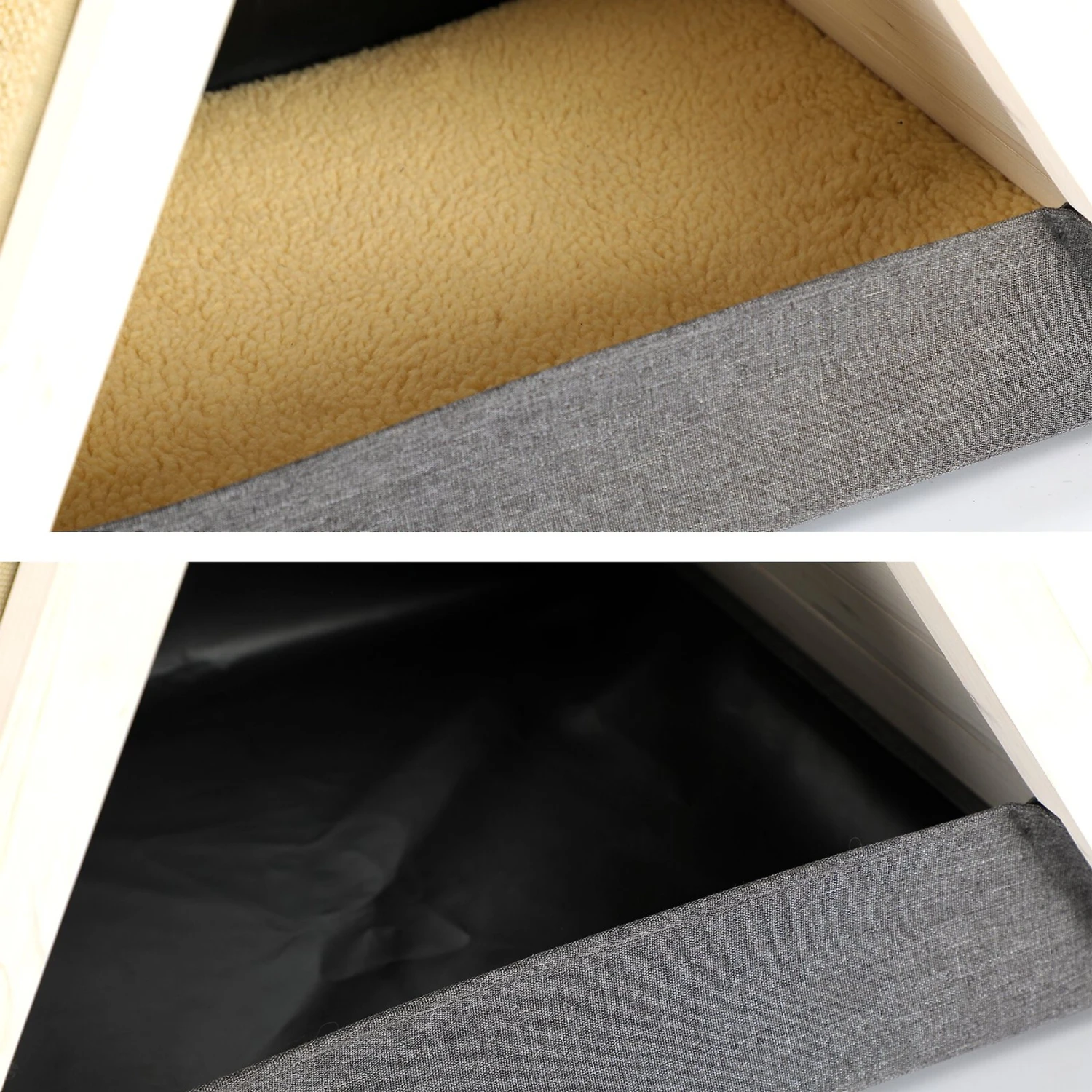 Petsfit Triangular Pets Indoor Cat House With Sisal Mat - Image 3