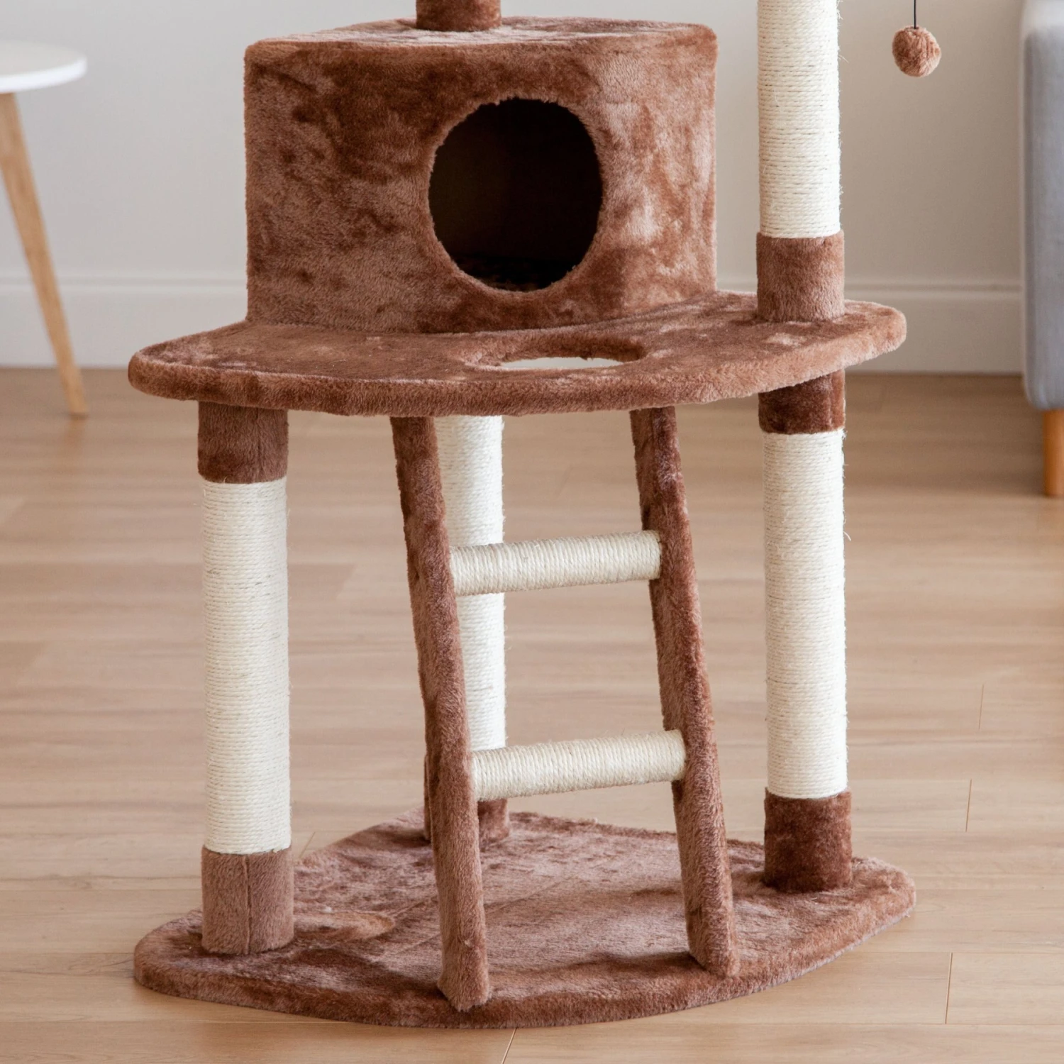 IRIS USA 47-in Plush Cat Tree - Image 6