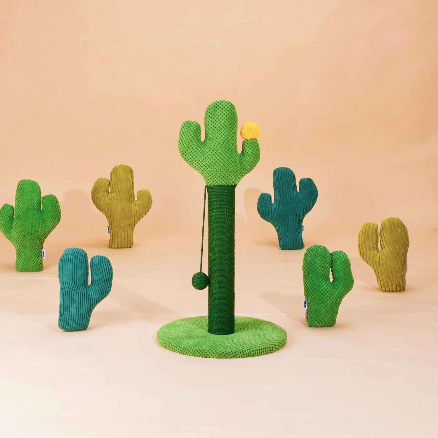 ZEZE Desert Cactus Woven Rope Cat Scratcher - Image 7