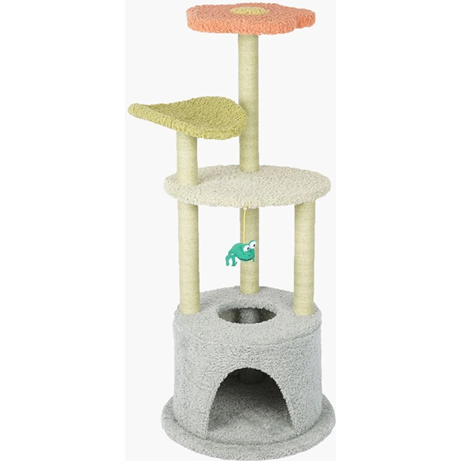 ZEZE Adora Flower 43-in Carpet Cat Tree - Image 2