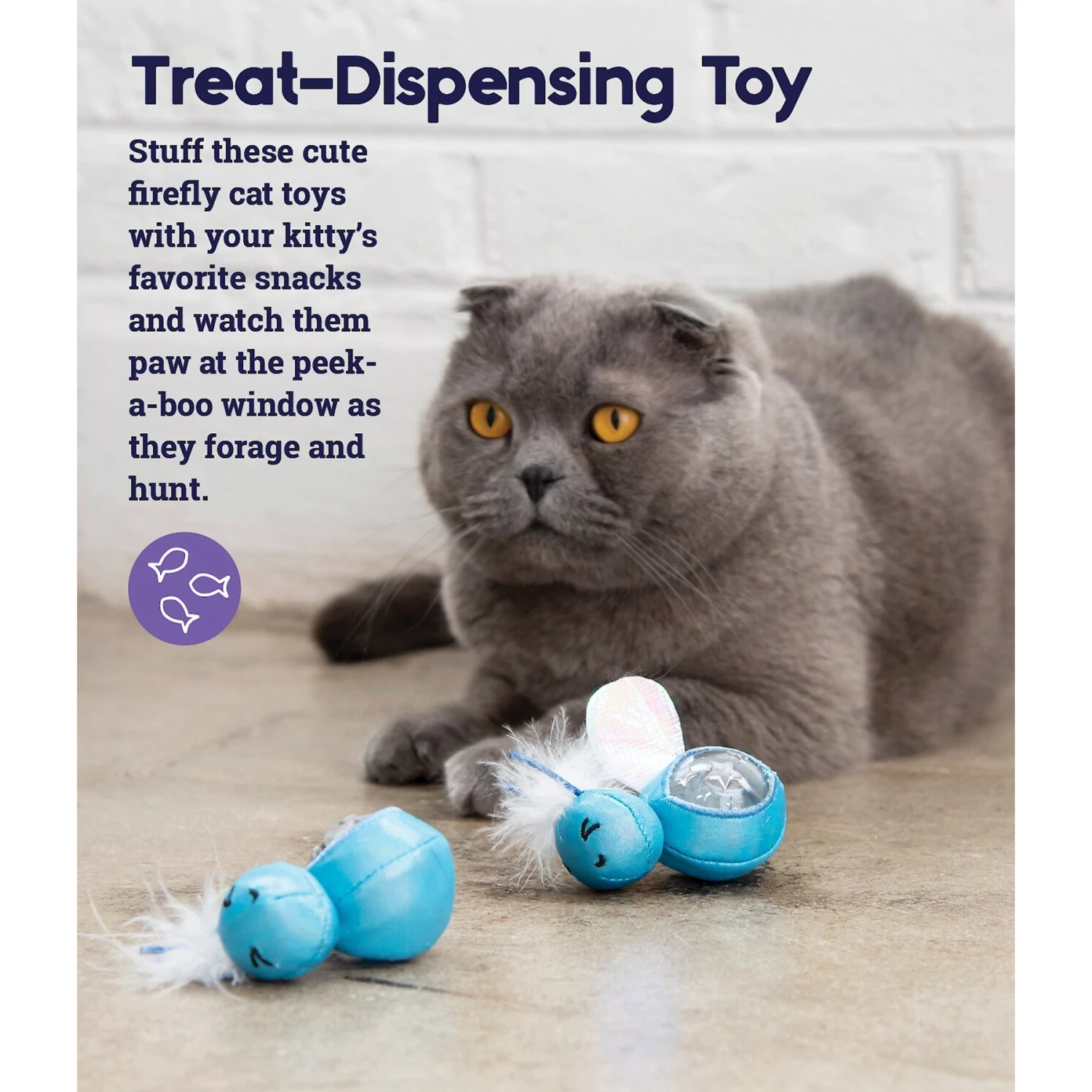 Catstages Firefly Treat Stuffer Cat Toy, 2 Count - Image 3