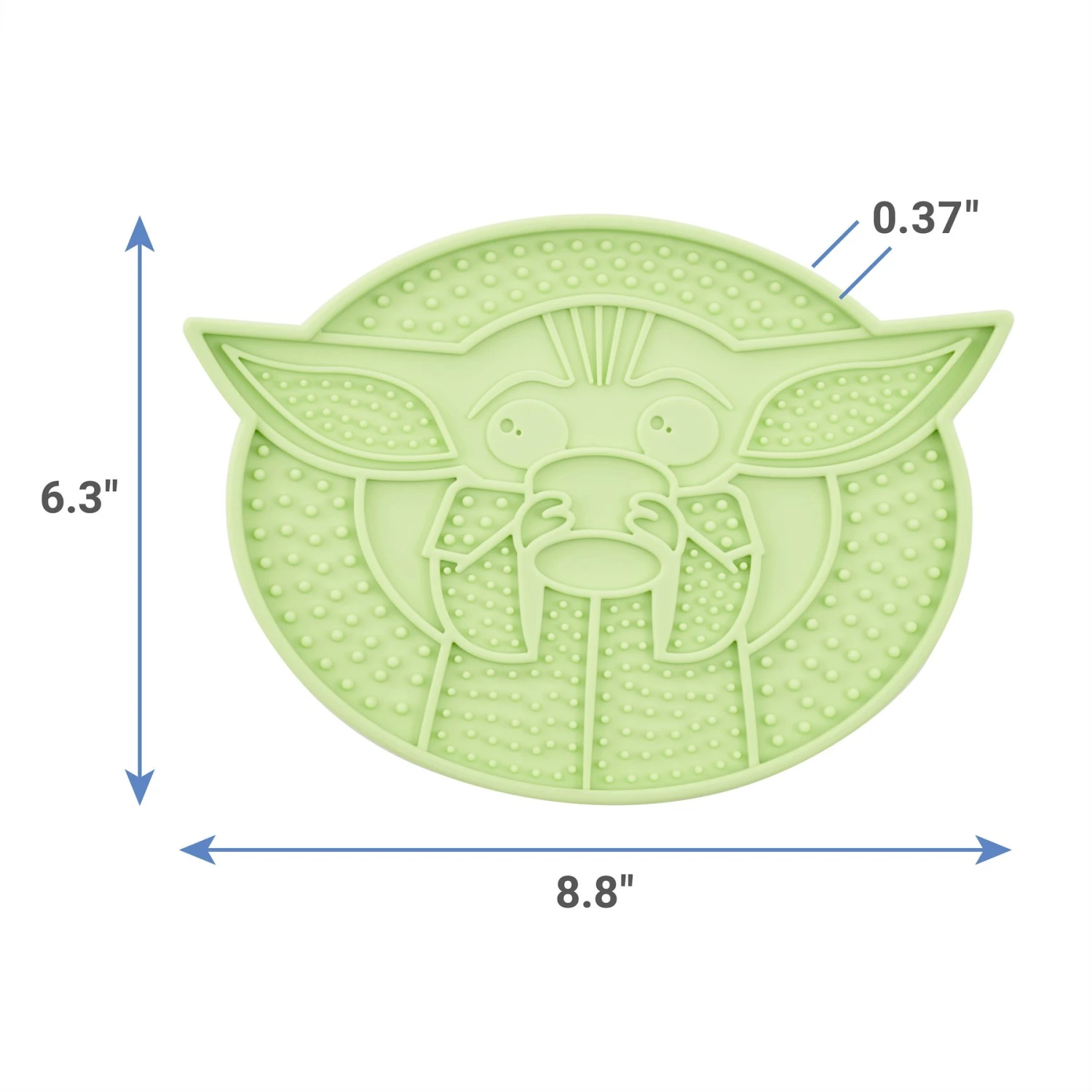 STAR WARS THE MANDALORIAN GROGU Silicone Dog & Cat Lick Mat, Green - Image 2