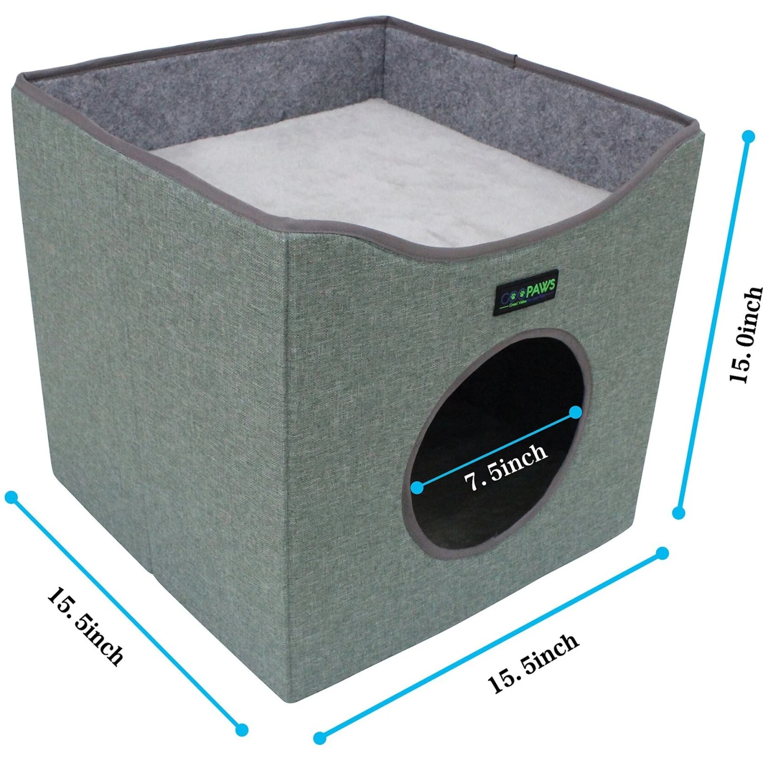 Jespet Foldable Cat Condo Bed - Image 2