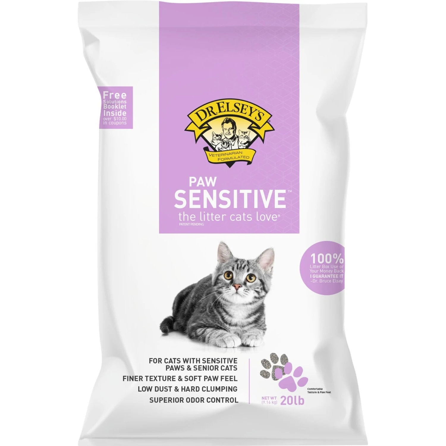Dr. Elsey's Paw Sensitive Clumping Clay Cat Litter - Image 2