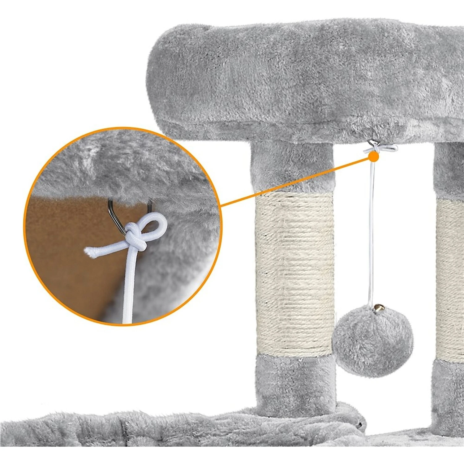 Yaheetech Professional 42-in Cat Tree - Image 6