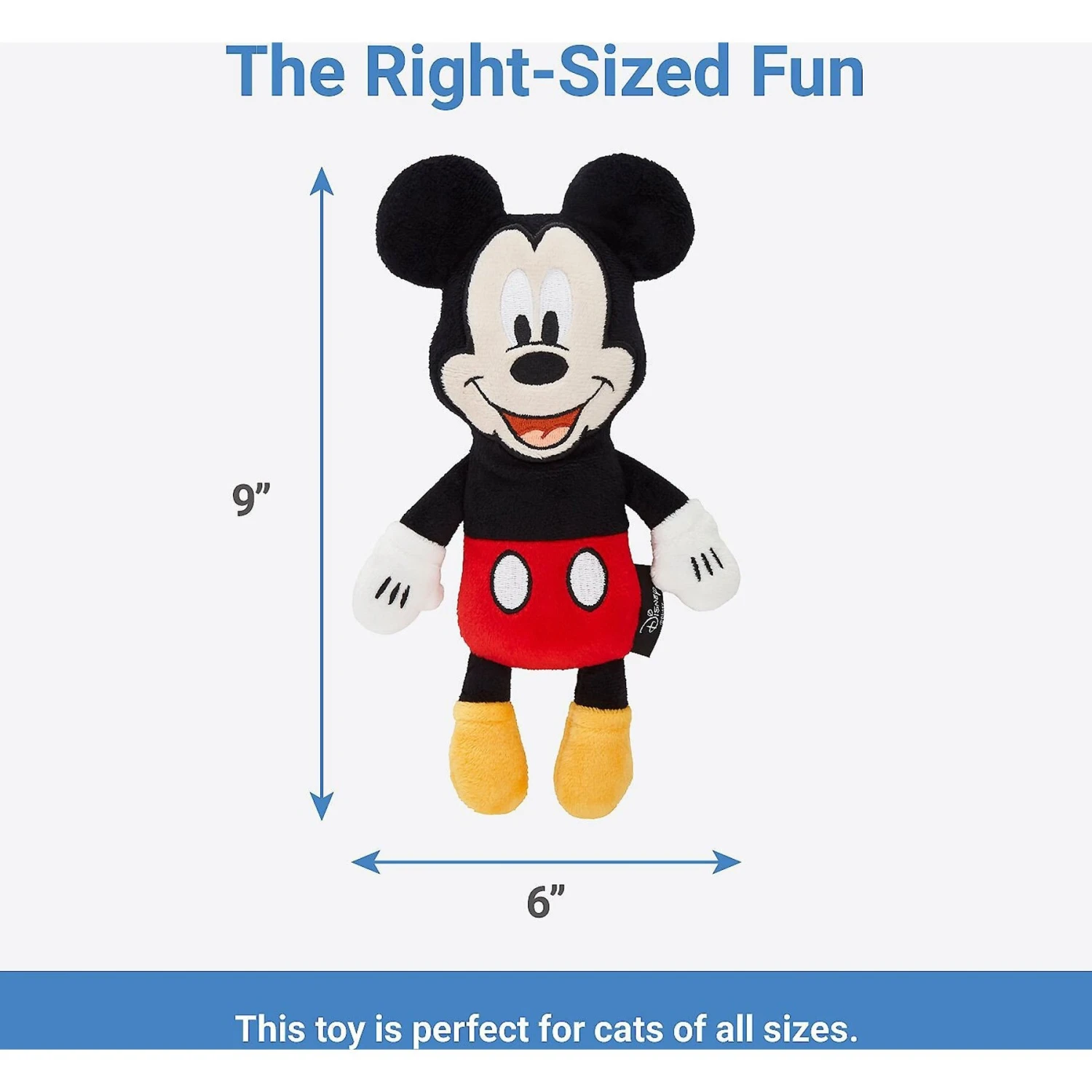 Disney Mickey Mouse Plush Kicker Cat Toy With Catnip & Disney Goofy Plush Kicker Cat Toy With Catnip - Image 3