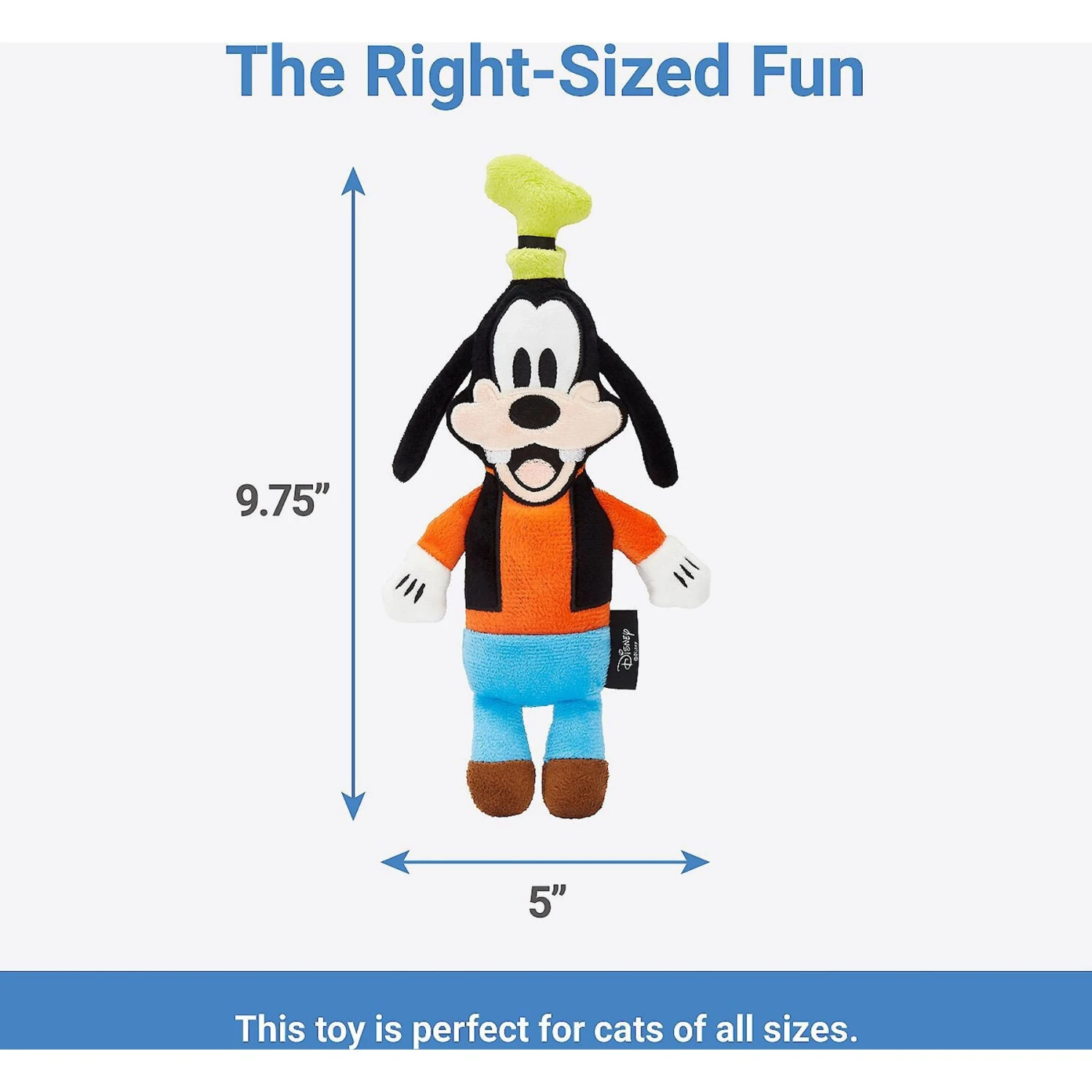 Disney Mickey Mouse Plush Kicker Cat Toy With Catnip & Disney Goofy Plush Kicker Cat Toy With Catnip - Image 6