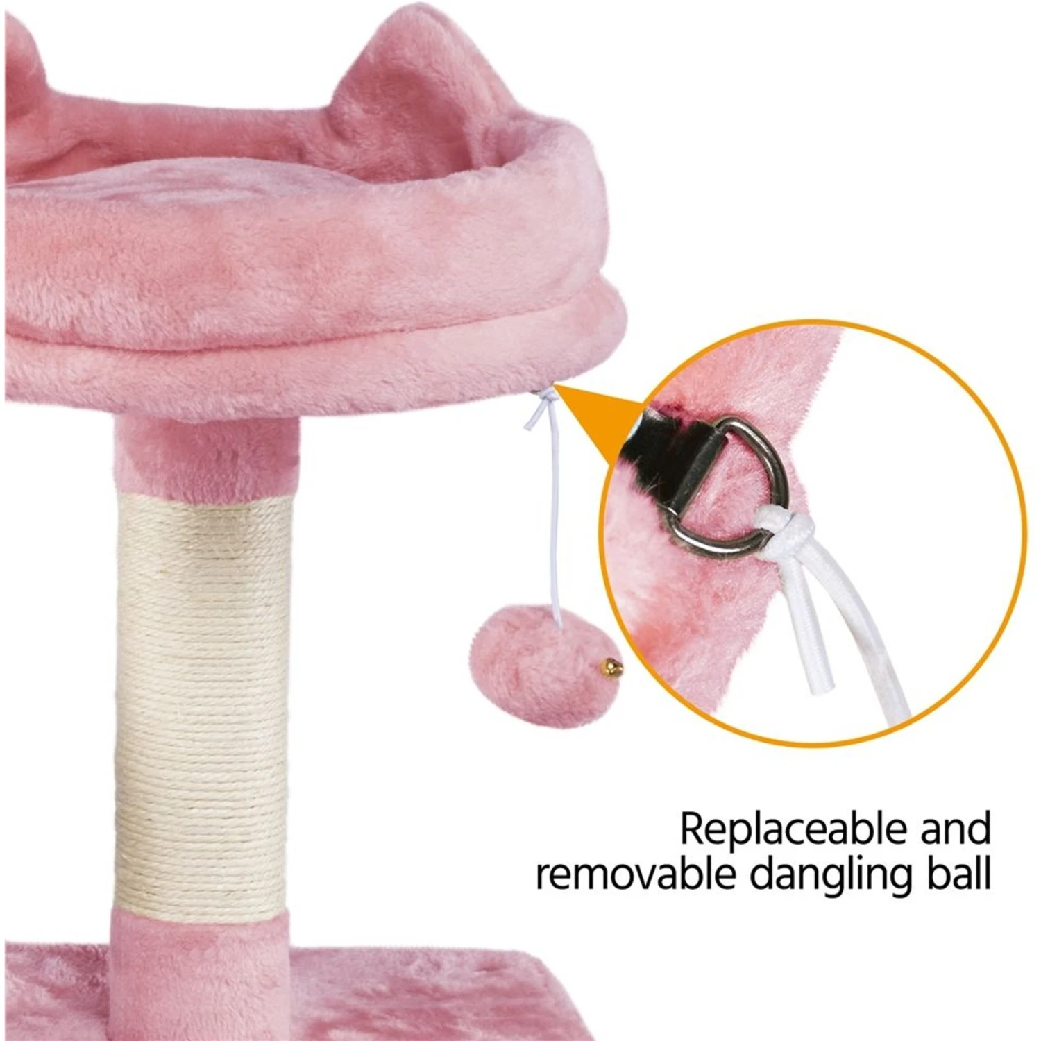 Yaheetech 62.2-in Multi-Level Cat Tree - Image 5