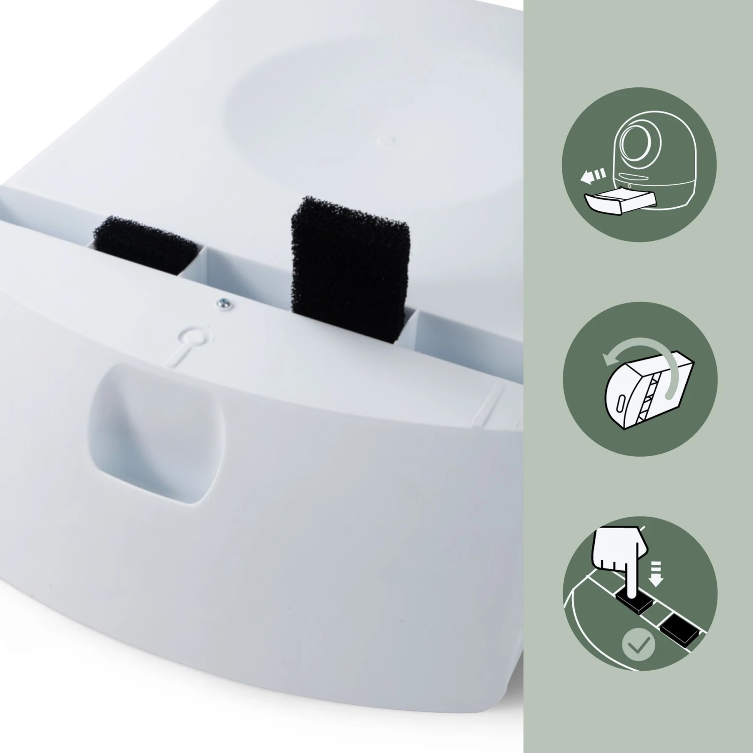 Casa Leo Leo's Loo Too Cat Replacement Filters, 2 Count - Image 4