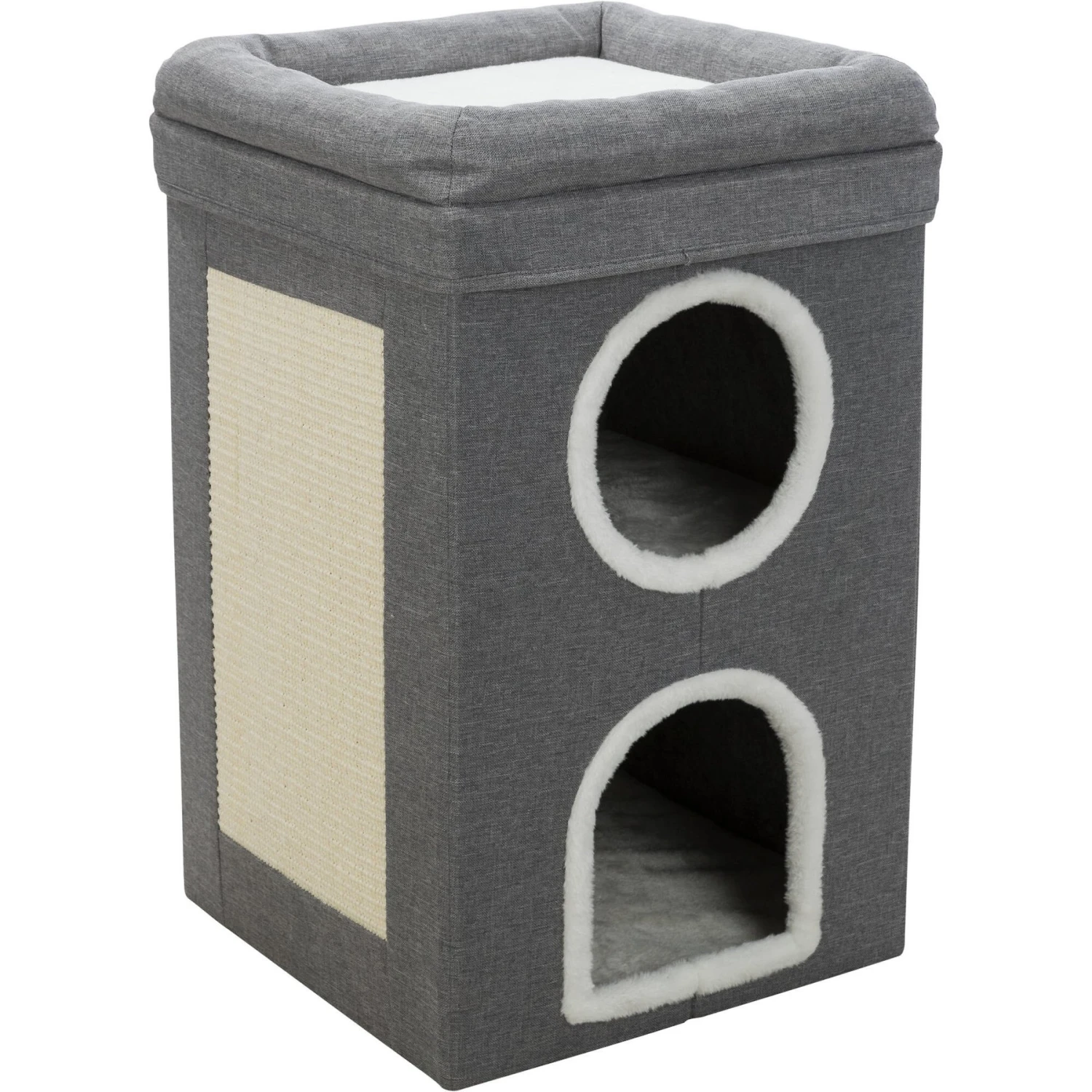 TRIXIE Saul 2-Story Cat Condo & Perch, Gray - Image 4
