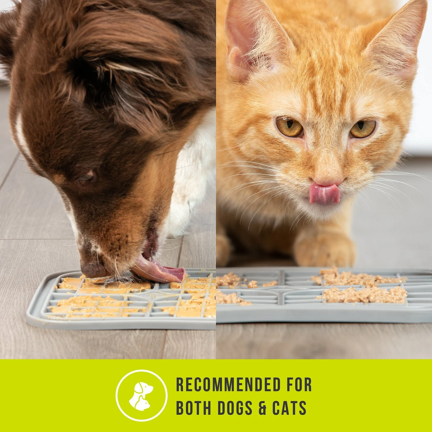 Hyper Pet IQ Enterain Dog & Cat Lick Mat, Gray - Image 5