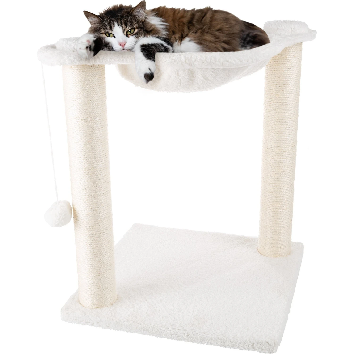 Pet Adobe 19-in Sisal Cat Tree & Condo - Image 4