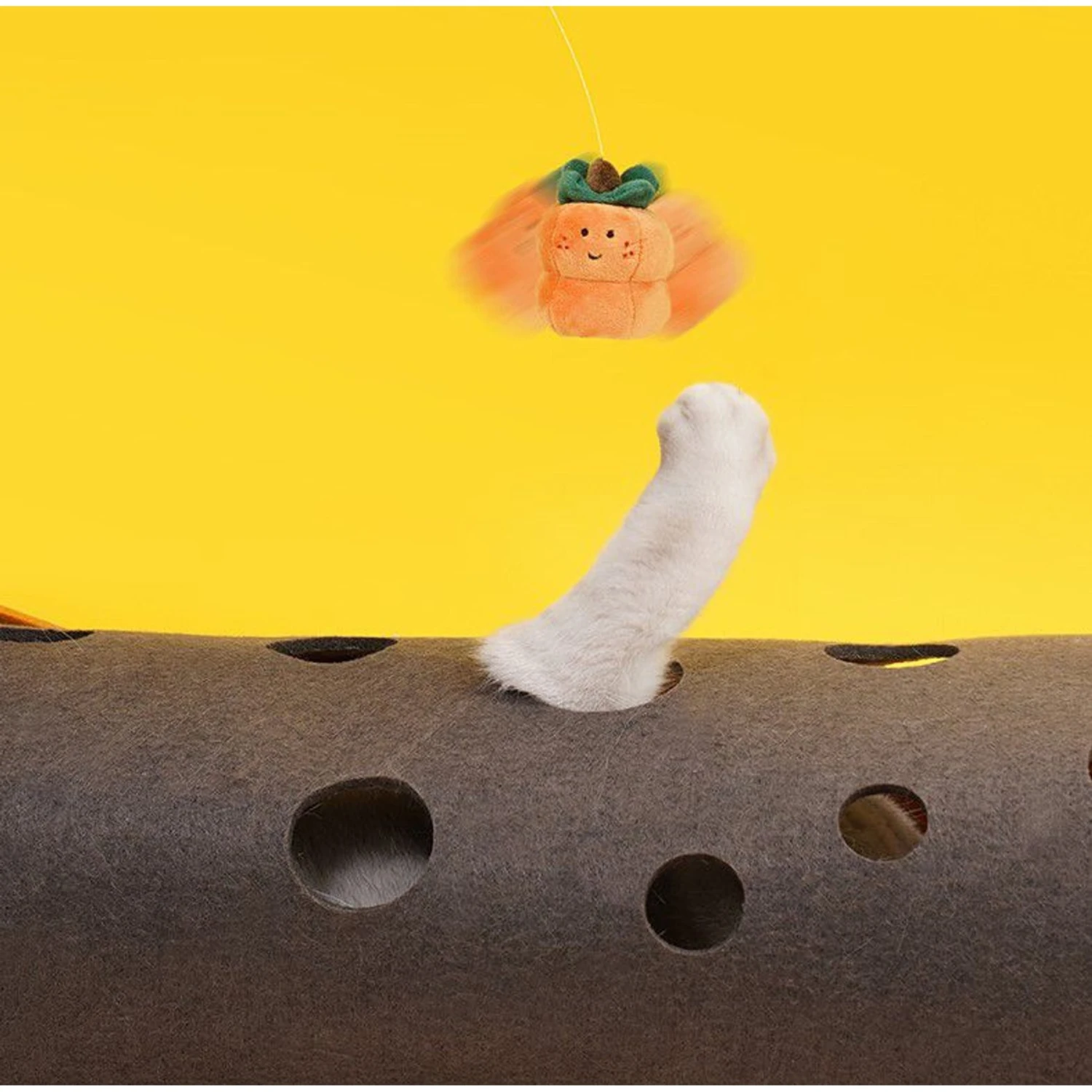 ZEZE "The Cheese" Adjustable Tunnel Cat Toy - Image 5