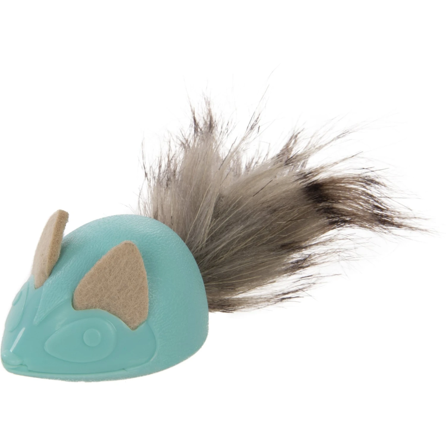 Petlinks Marble Mayhem Rolling Marble Racoon Cat Toy, Teal, Small - Image 3