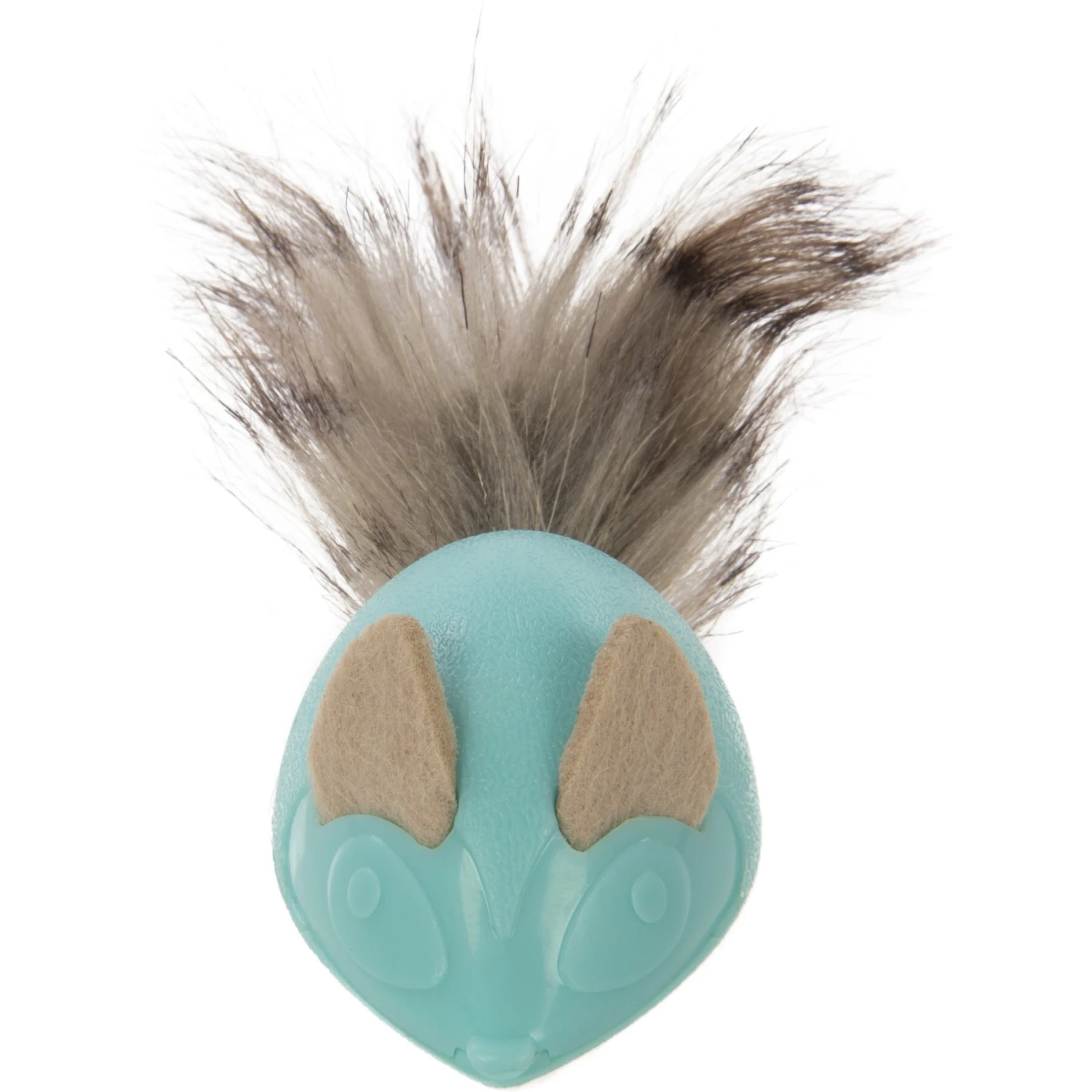 Petlinks Marble Mayhem Rolling Marble Racoon Cat Toy, Teal, Small - Image 5