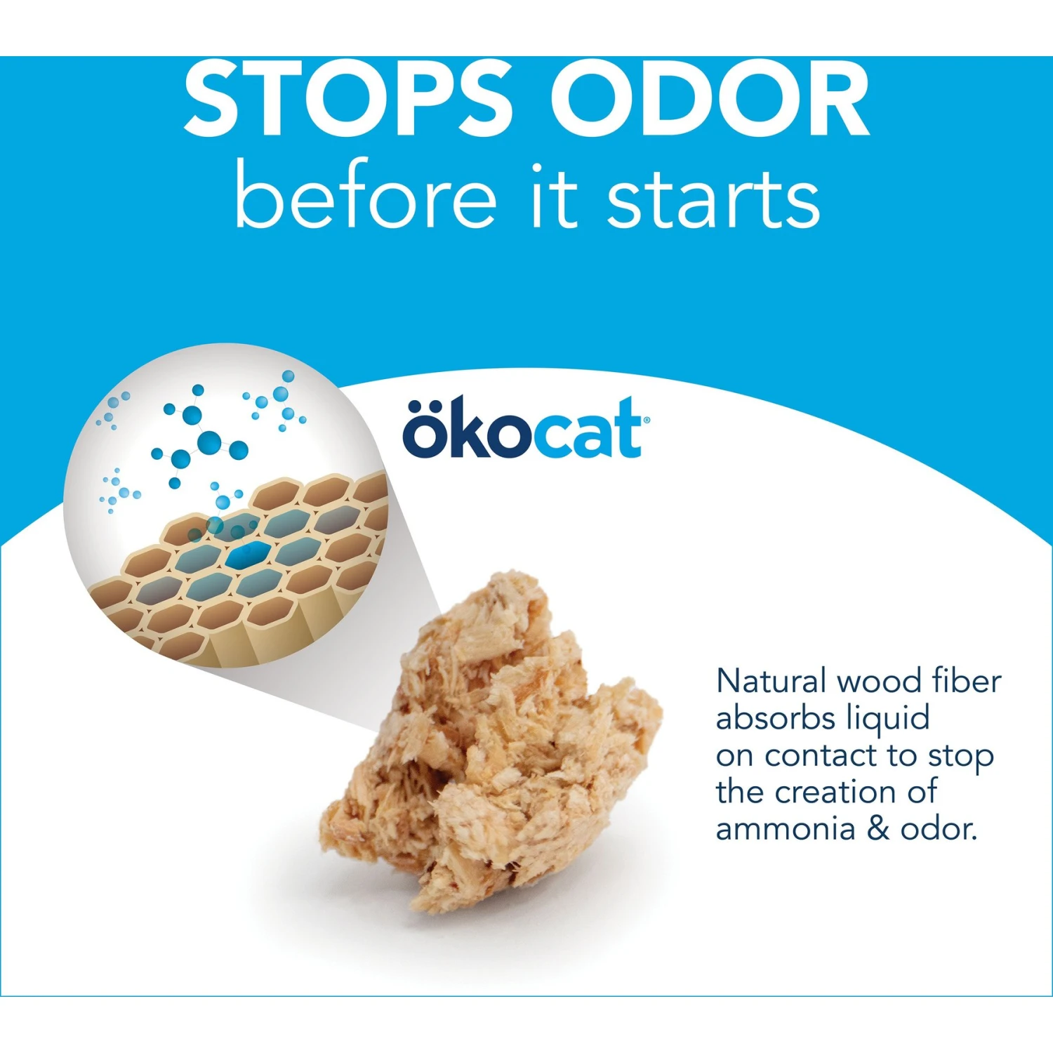 Okocat Original Premium Wood Clumping Cat Litter - Image 4