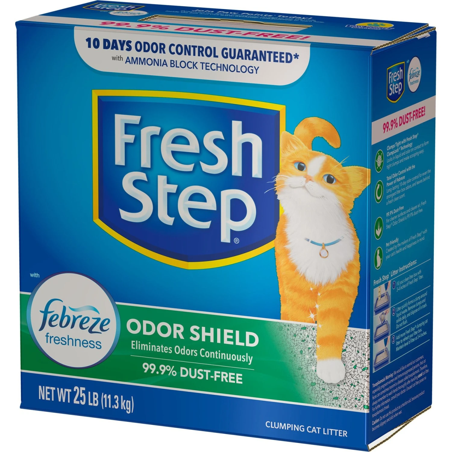 Fresh Step Odor Shield Febreze Scented Clumping Clay Cat Litter - Image 8