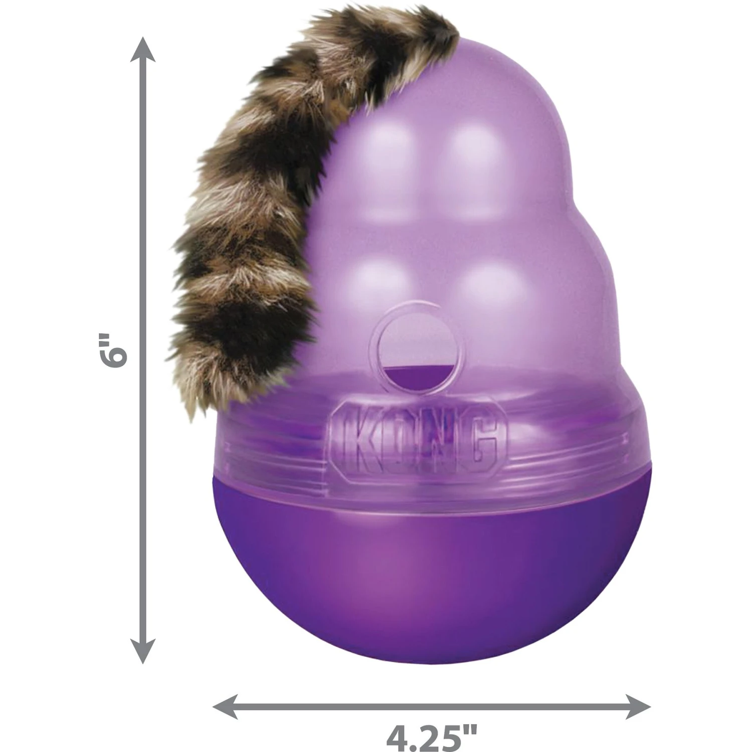 KONG Cat Wobbler Treat Dispenser - Image 2