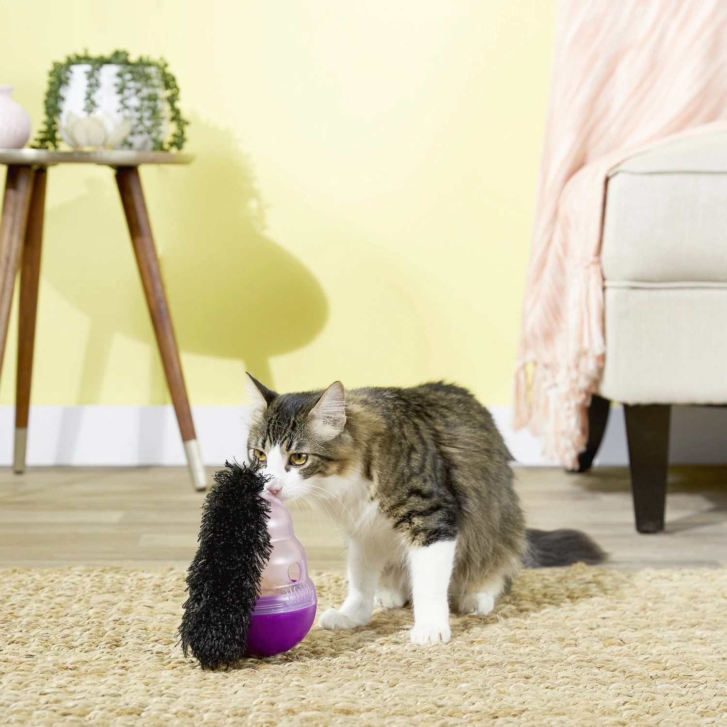 KONG Cat Wobbler Treat Dispenser - Image 4