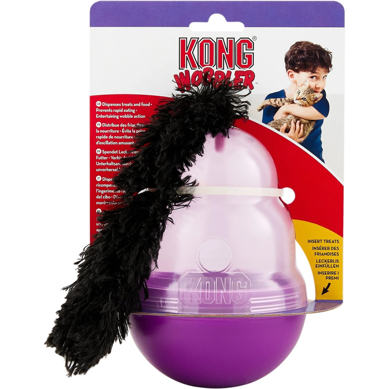 KONG Cat Wobbler Treat Dispenser - Image 6