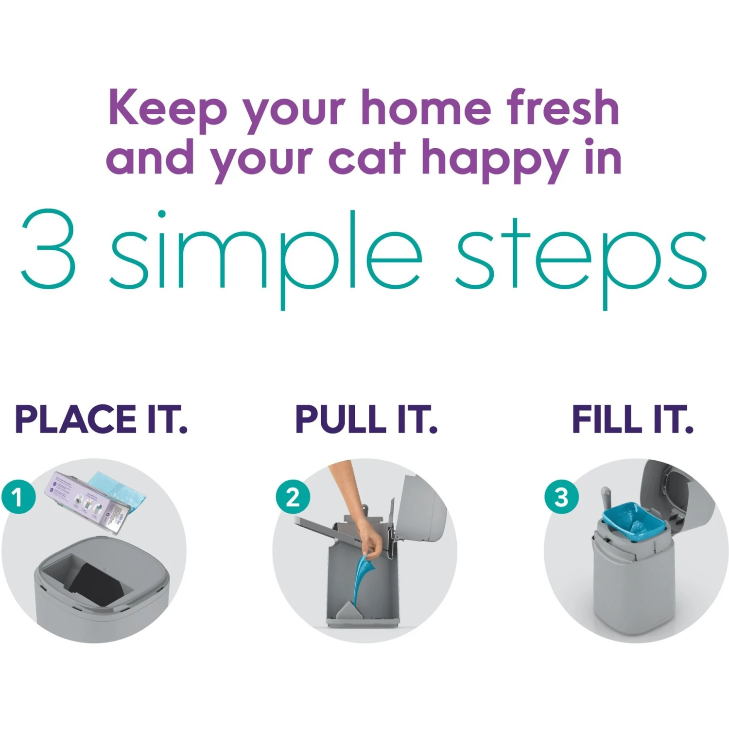 Litter Genie Easy Roll Refill Cat Litter Disposal - Image 6