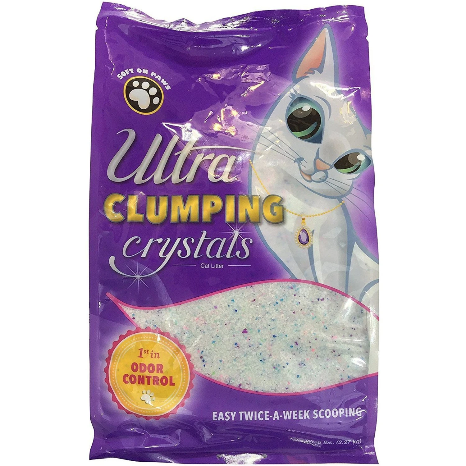 Ultra Unscented Clumping Crystal Cat Litter - Image 2