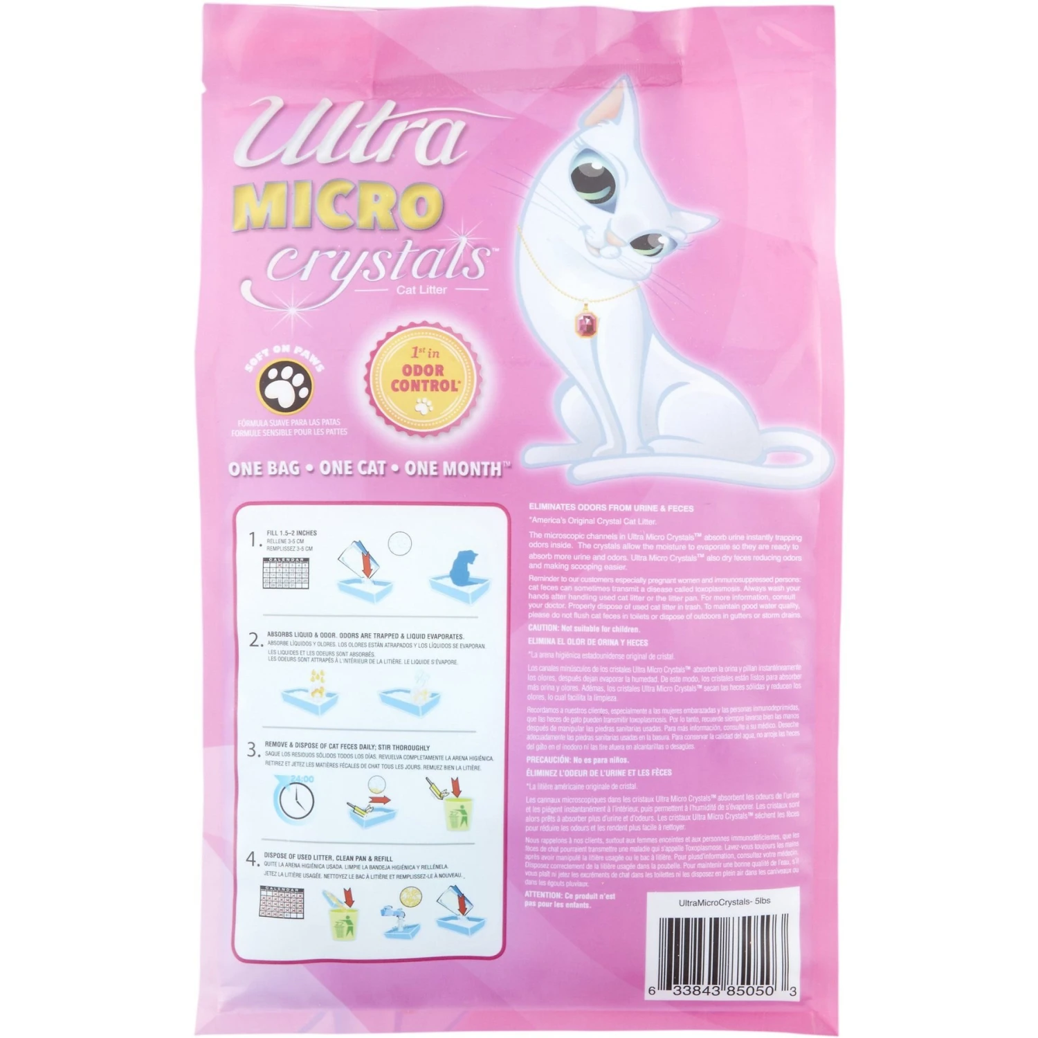 Ultra Pearls Micro Unscented Non-Clumping Crystal Cat Litter - Image 3