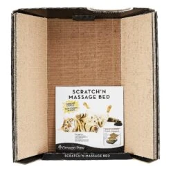 Omega Paw Ripple Board Scratch Massage Cat Bed