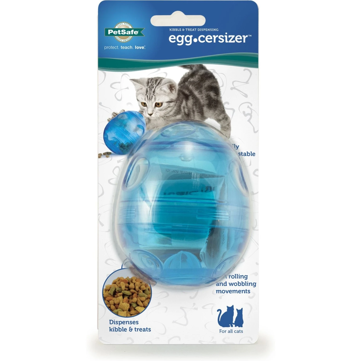 PetSafe Funkitty Egg-Cersizer Treat Dispenser Cat Toy - Image 4