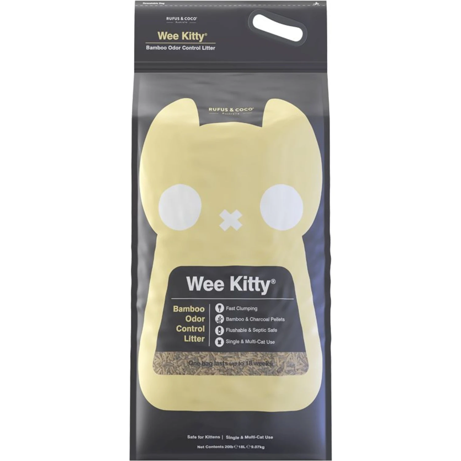 Rufus & Coco Wee Kitty Clumping Cat Litter