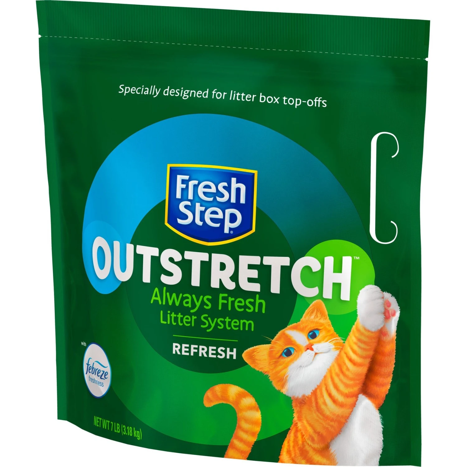 Fresh Step Outstretch Always Fresh Litter System, Refill 7-lb Pouch - Image 4