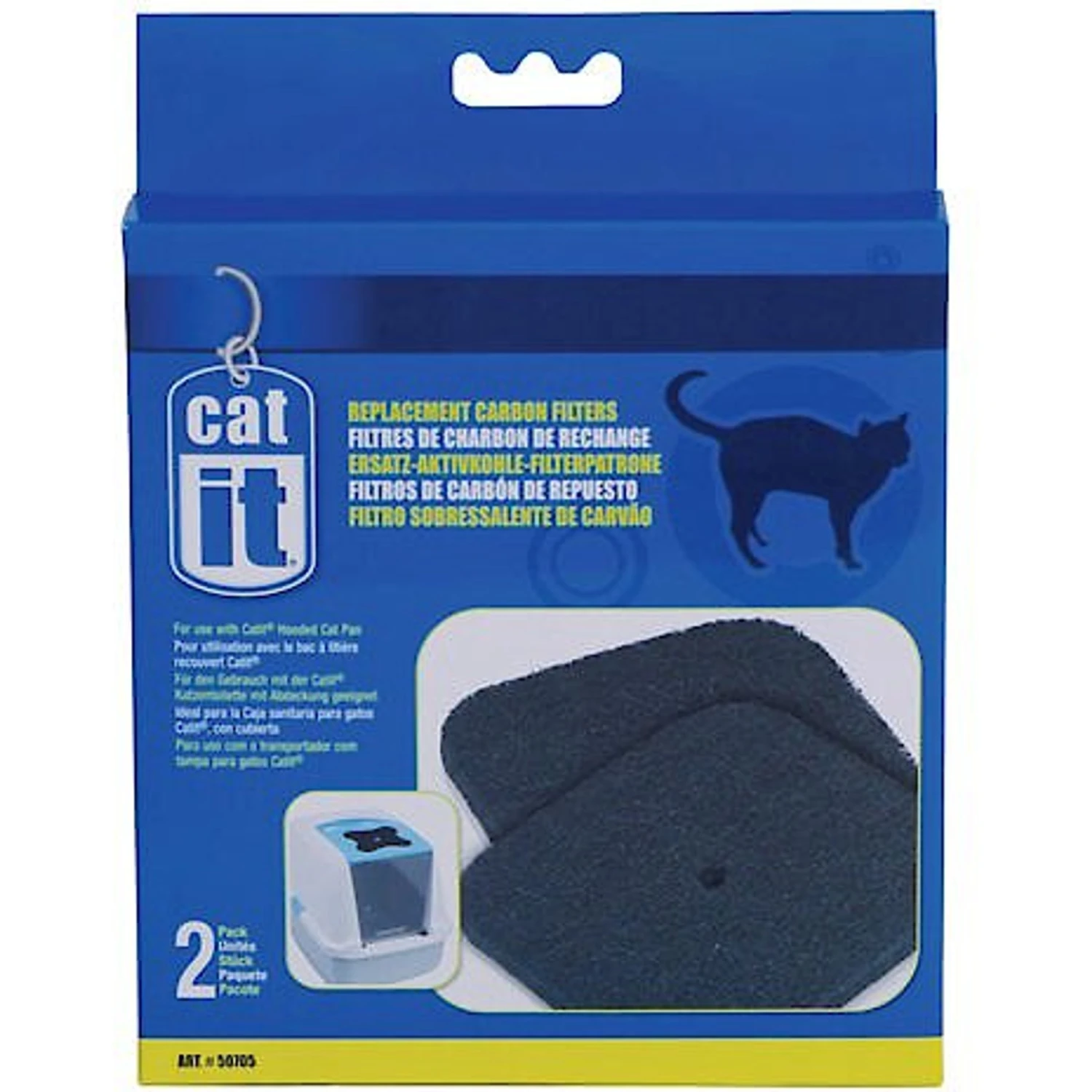 Catit Hooded Cat Pan Replacement Carbon Filters