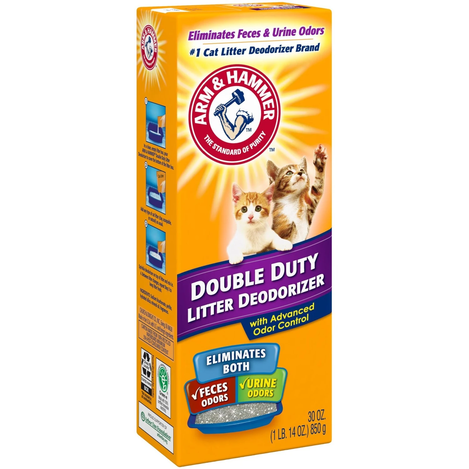 Dr. Elsey's Ultra Unscented Clumping Clay Cat Litter & Arm & Hammer Litter Baking Soda Double Duty Cat Litter Deodorizer - Image 3