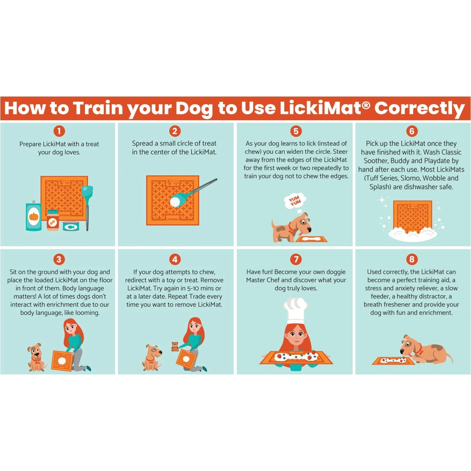 LickiMat Variety Pack Slow Feeder Cat Lick Mat, Green & Turquoise, 2 Count - Image 4