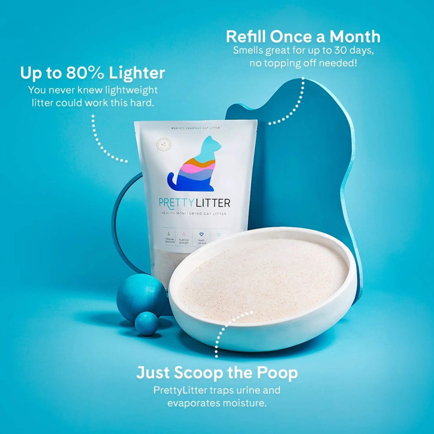 PrettyLitter Health Monitoring Cat Litter - Image 9