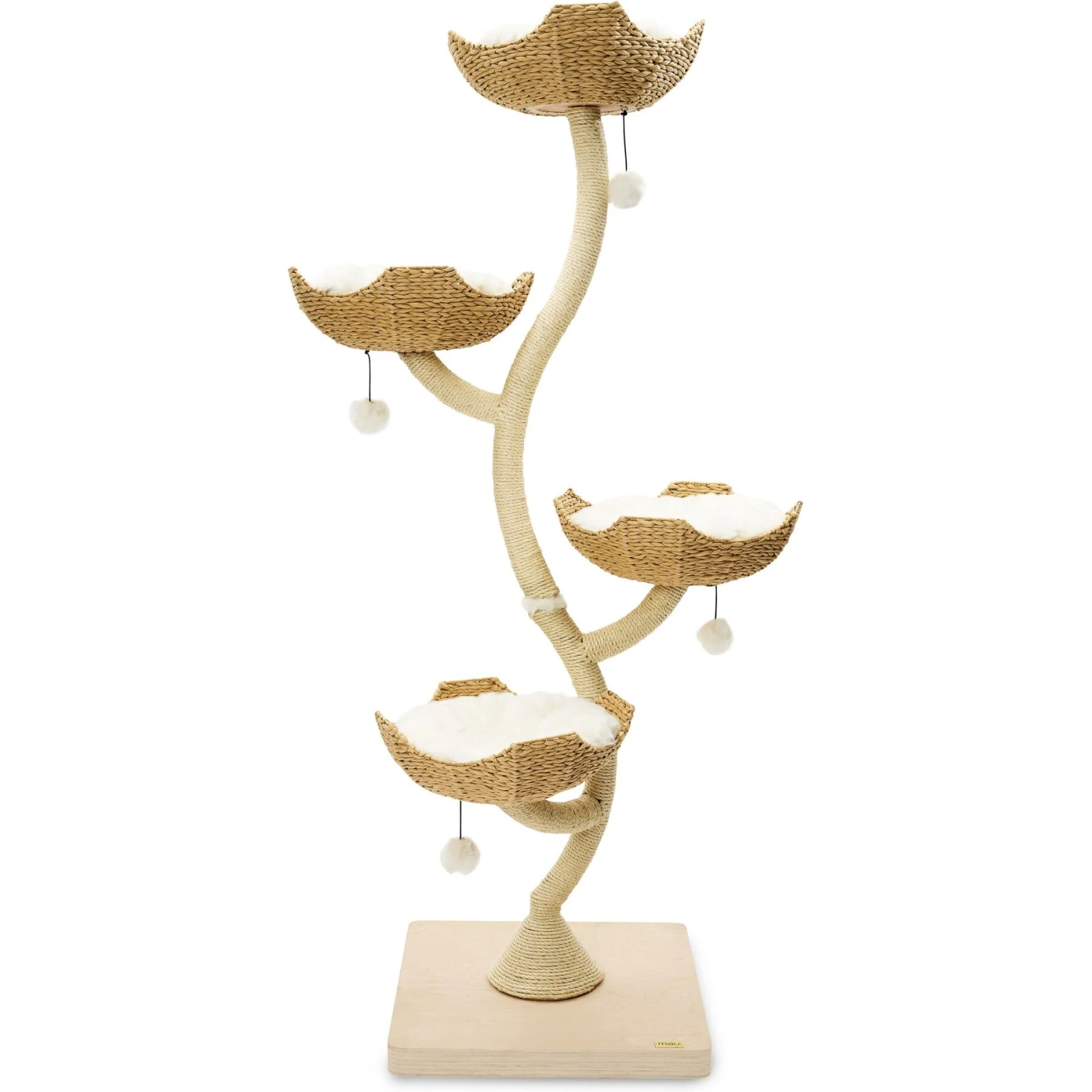 Mau Lifestyle Ivy Cat Tree, White, Large - Image 3