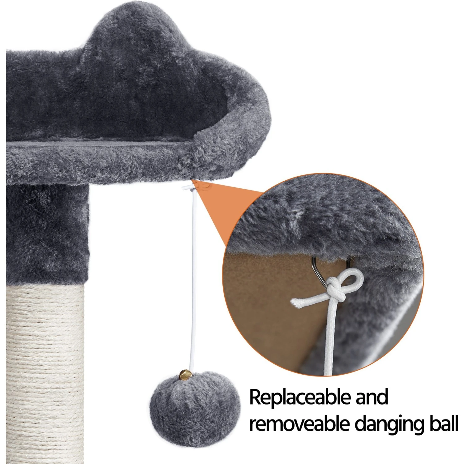 Yaheetech 73-in Multi-Level Cat Tree - Image 8