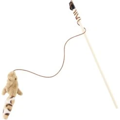 Ethical Pet Skinneeez Friend Teaser Wand Cat Toy With Catnip